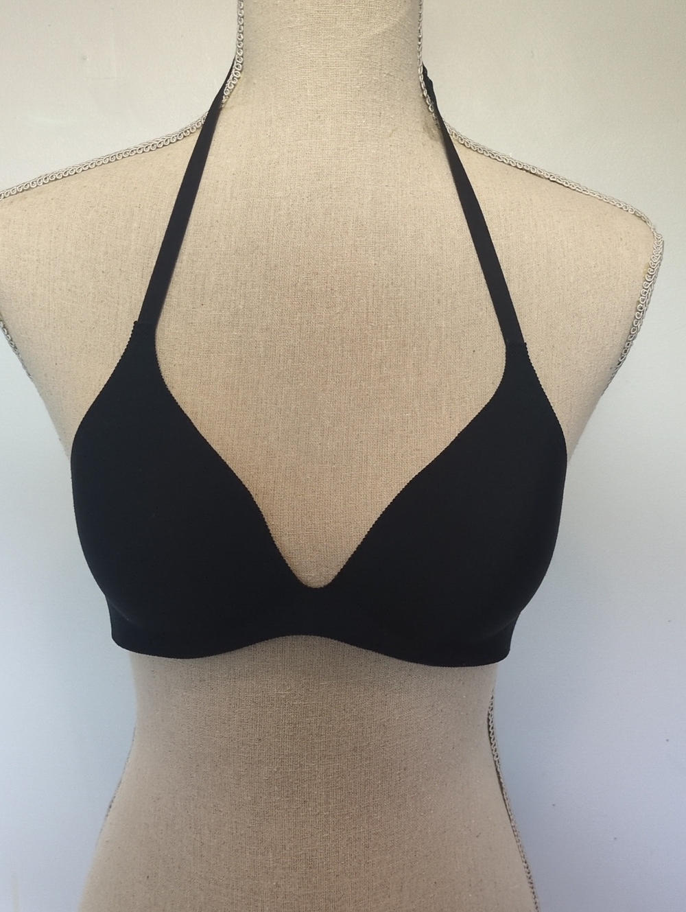 La Senza Black Halter Lightly Padded Bra 34A